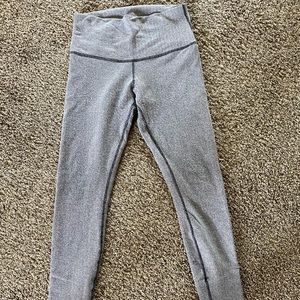 LuluLemon Thick Grey Leggings